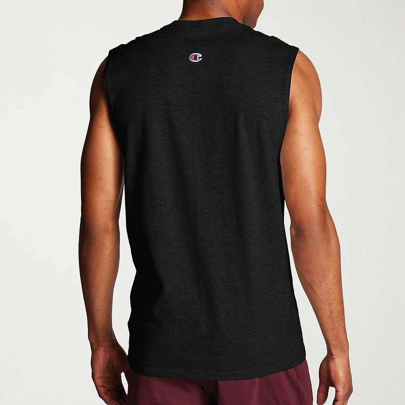 Champion Mens Crew Neck Short Sleeve Muscle T-Shirt