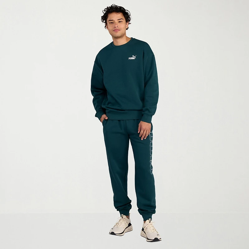 PUMA Mens Crew Neck Long Sleeve Sweatshirt