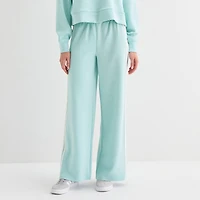 Arizona Womens Juniors Wide Leg Sweatpant