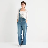 Arizona Sleeveless Womens Overalls Juniors