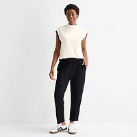 Stylus Womens Sleeveless Mock Neck Top