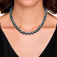 Limited Quantities! Unisex Adult Black Sterling Silver Inch Strand Necklace