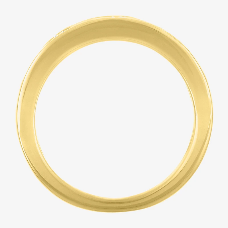 Diamond Addiction G-H / Si2-I1 Womens 5MM 1/10 CT. T.W. Lab Grown White 14K Gold Over Silver Heart Band