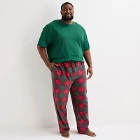 St. John's Bay Mens Big and Tall Microfleece Pajama Pants
