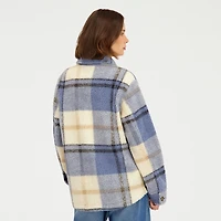 VOLCOM Womens Juniors Midweight Shirt Jacket