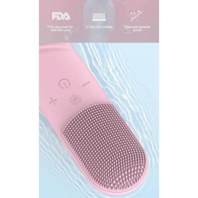 Prospera Red Blue Light Soft Silicone Face And Body Massager