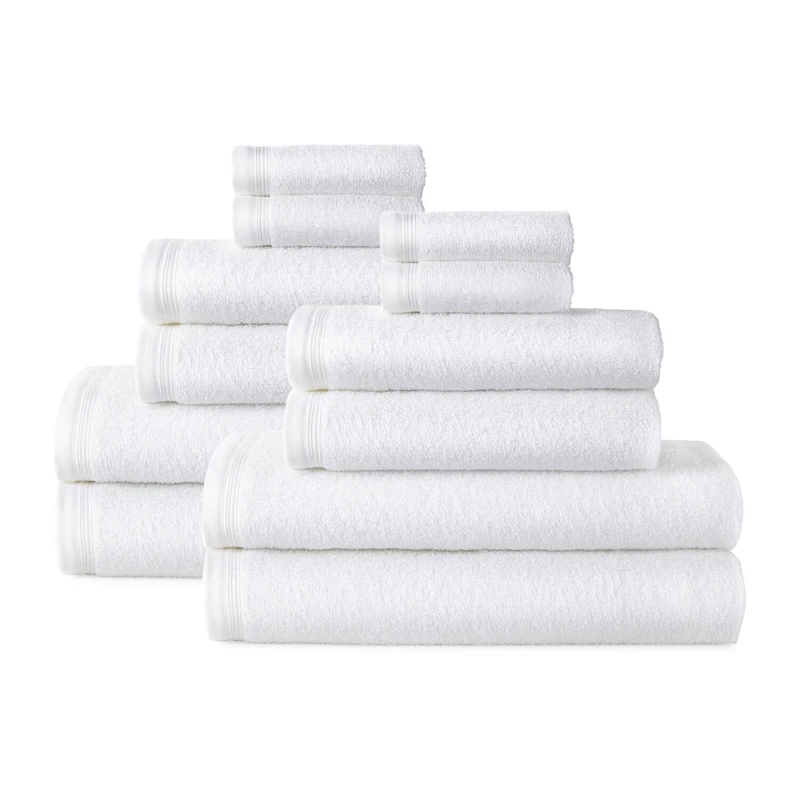 Home Expressions 12-pc. Solid Bath Towel Set