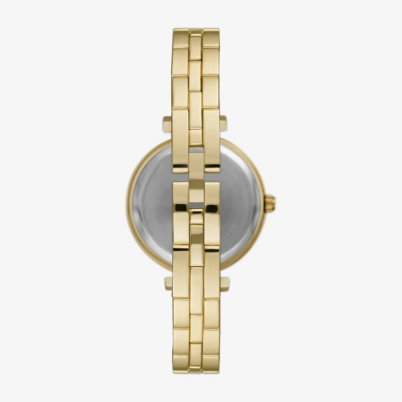 Geneva Womens Crystal Accent Gold Tone 2-pc. Watch Boxed Set Fmdjset067