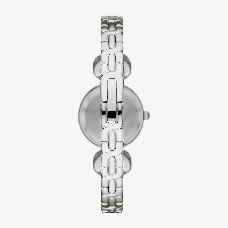 Geneva Womens Crystal Accent Silver Tone 2-pc. Watch Boxed Set Fmdjset058