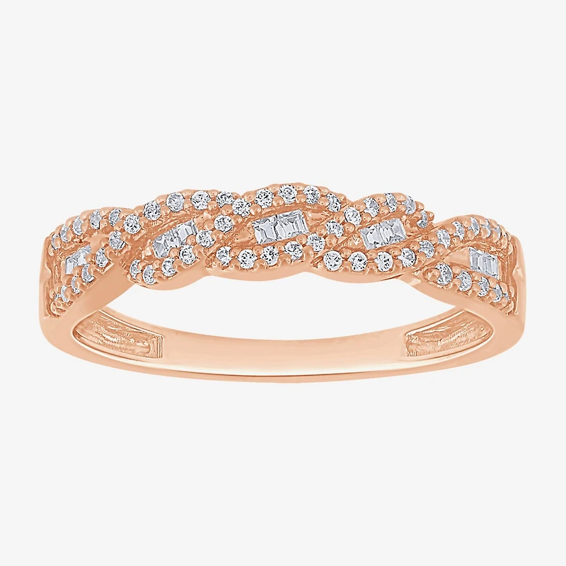1/4 CT.T.W. Natural Diamond 10K Gold Anniversary Wedding Band