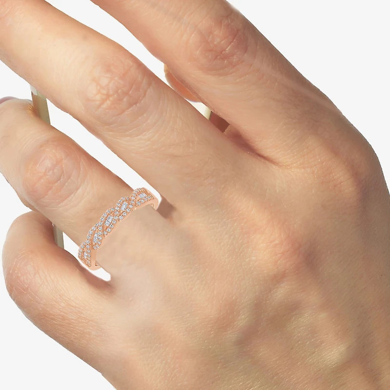 1/4 CT.T.W. Natural Diamond 10K Gold Anniversary Wedding Band