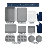 Country Kitchen Stackable Non-Stick 13-pc. Bakeware Set