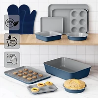 Country Kitchen Stackable Non-Stick 13-pc. Bakeware Set