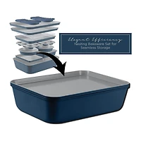 Country Kitchen Stackable Non-Stick 13-pc. Bakeware Set