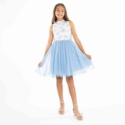 Speechless Big Kid Girls Sleeveless Fit + Flare Dress