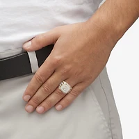 Mens 2 1/3 CT. T.W. Cubic Zirconia 14K Gold Over Brass Fashion Ring