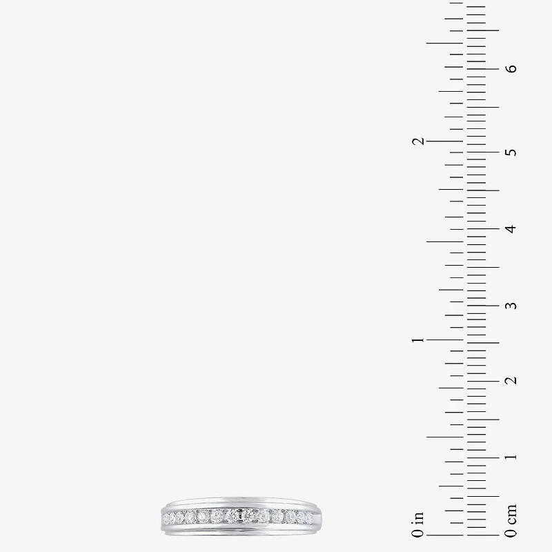 Womens 1 CT. T.W. Natural White Diamond 10K Gold Round Side Stone Bridal Set