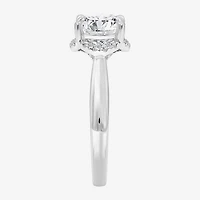 2 1/7 Ct.T.W. (I / I1) Womens Lab Grown White Diamond 14K Gold Round Halo Engagement Ring