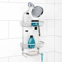 Zenna Home Never Rust Aluminum Over The Shower Caddy