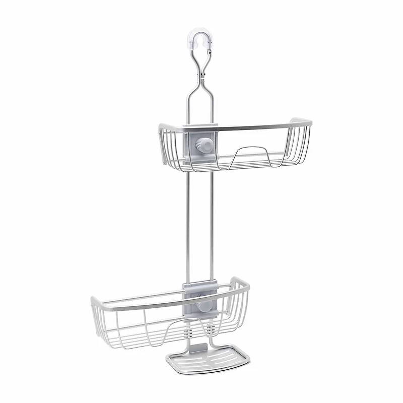 Zenna Home Never Rust Aluminum Adjustable Shower Caddy