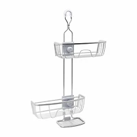 Zenna Home Never Rust Aluminum Adjustable Shower Caddy