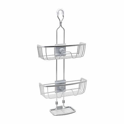 Zenna Home Never Rust Aluminum Adjustable Shower Caddy