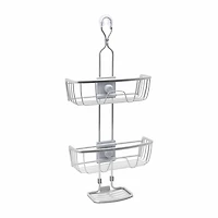 Zenna Home Never Rust Aluminum Adjustable Shower Caddy