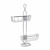 Zenna Home Never Rust Aluminum Adjustable Shower Caddy