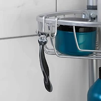 Zenna Home 3 Tier Aluminum Tension Pole Shower Caddy