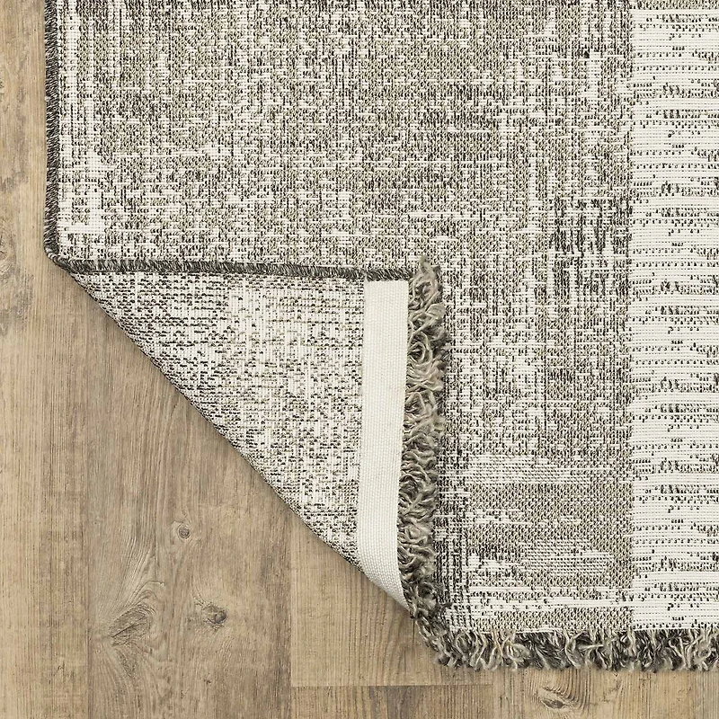 Covington Home Geneva Textured Geometric Indoor Outdoor Rectangular Area Rug