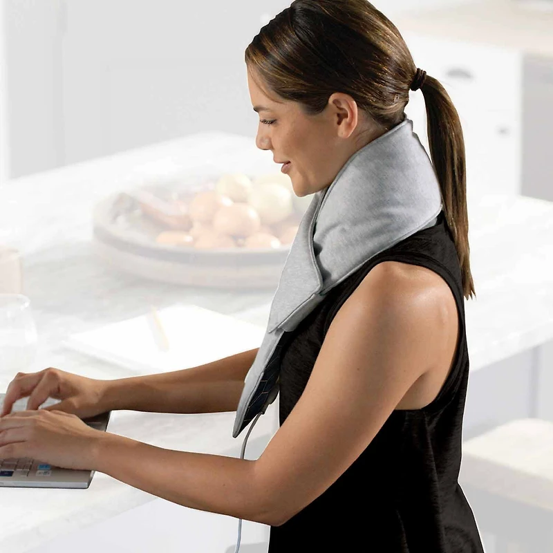 Sharper Image Calming Neck Wrap with Copper and Charcoal