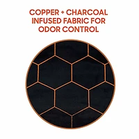 Sharper Image Calming Neck Wrap with Copper and Charcoal
