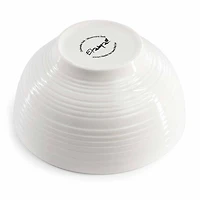Elama Nikki Ribbed 18-pc. Porcelain Dinnerware Set