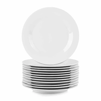 Elama Round Large 12-pc. Stoneware Dinner Plate