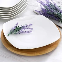 Elama Square Large 12-pc. Stoneware Dinner Plate