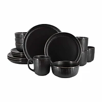 Elama Leo 16-pc. Stoneware Dinnerware Set