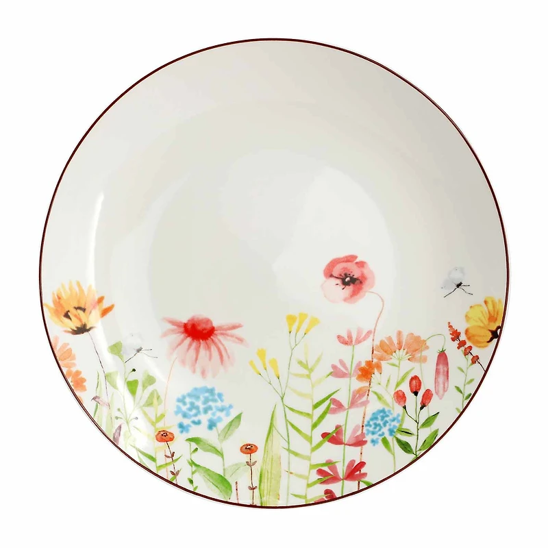 Elama Wildflower Meadow 16-pc. Stoneware Dinnerware Set