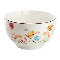 Elama Wildflower Meadow 16-pc. Stoneware Dinnerware Set