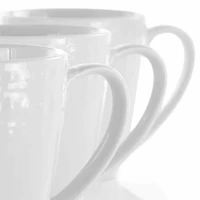 Elama Cara 6-pc. Porcelain Dinnerware Set