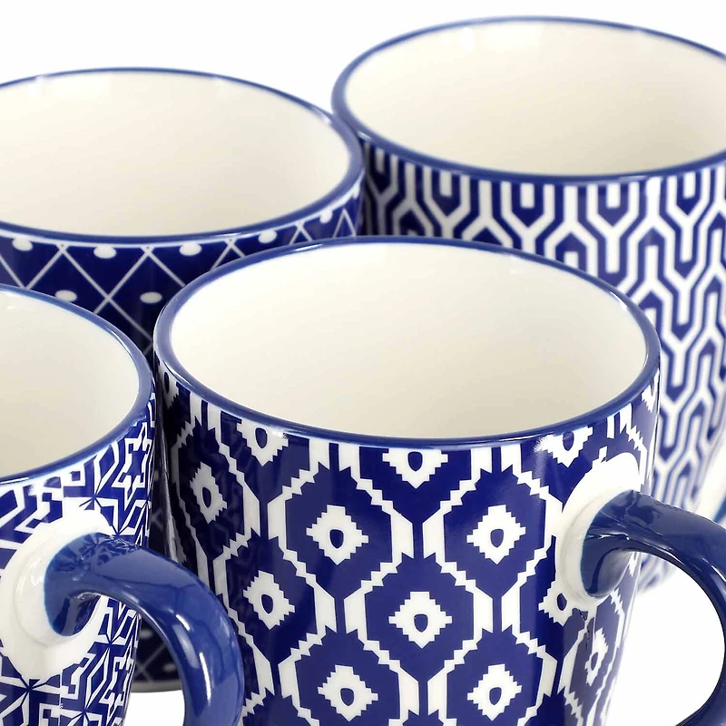Elama Declan 6-pc. Stoneware Dinnerware Set