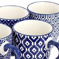 Elama Declan 6-pc. Stoneware Dinnerware Set