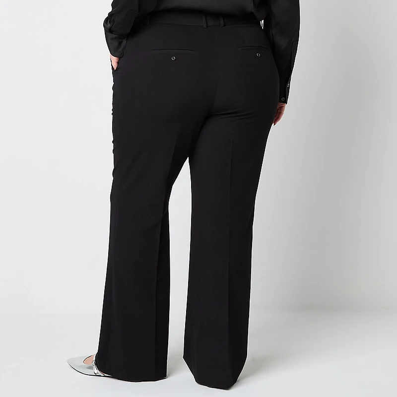 Worthington Plus Womens Modern Perfect Trouser
