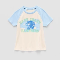 Thereabouts Rib Little & Big Kid Girls Crew Neck Short Sleeve Classic Fit Graphic T-Shirt