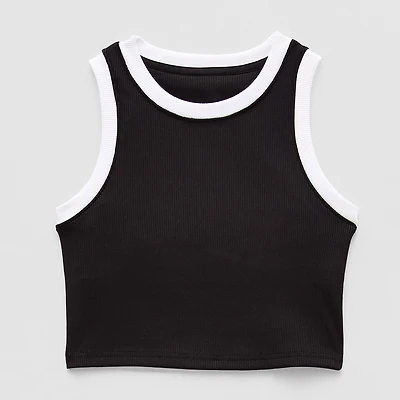 Xersion Ribbed Little & Big Kid Girls Long Line Bra Tank