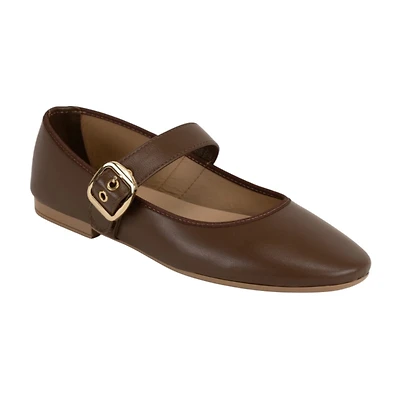 Italian Shoemakers Orla Womens Round Closed Toe Ballet Flats