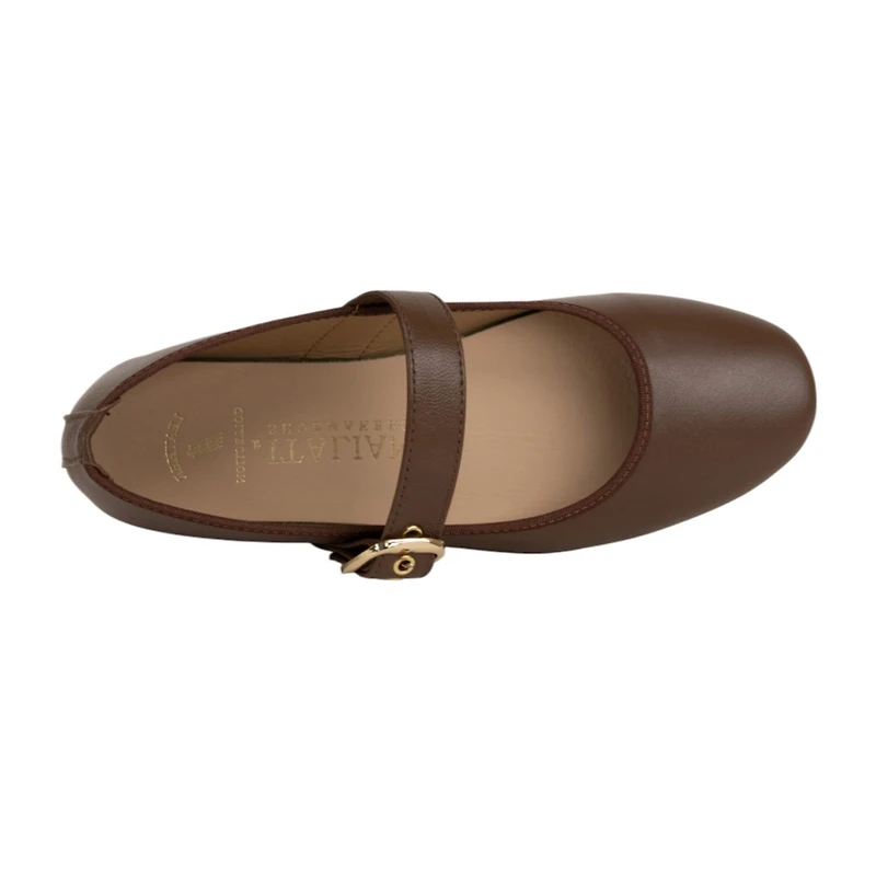 Italian Shoemakers Orla Womens Round Closed Toe Ballet Flats