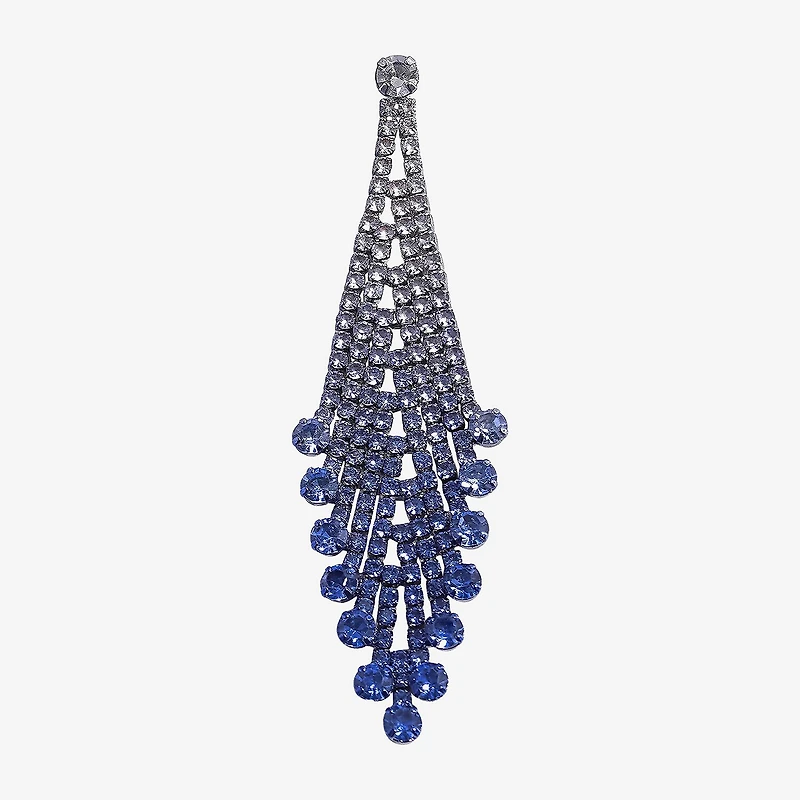 Bijoux Bar Silver Tone Womens Drop Earrings