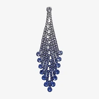Bijoux Bar Silver Tone Womens Drop Earrings