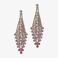 Bijoux Bar Gold Tone Womens Drop Earrings