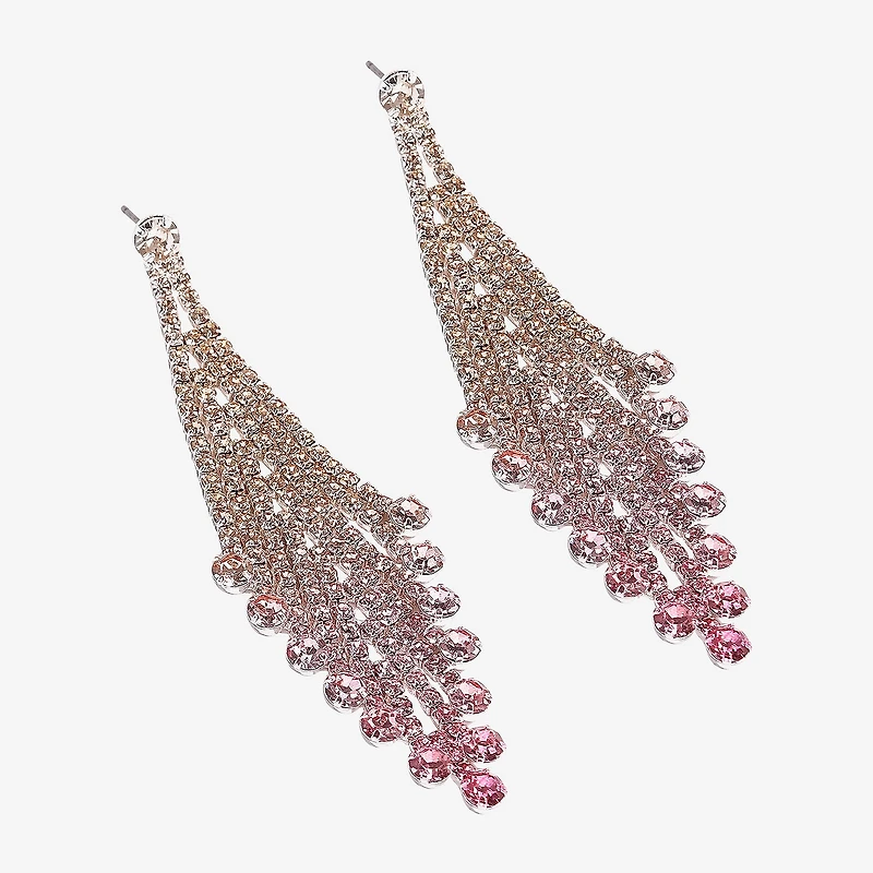 Bijoux Bar Gold Tone Womens Drop Earrings